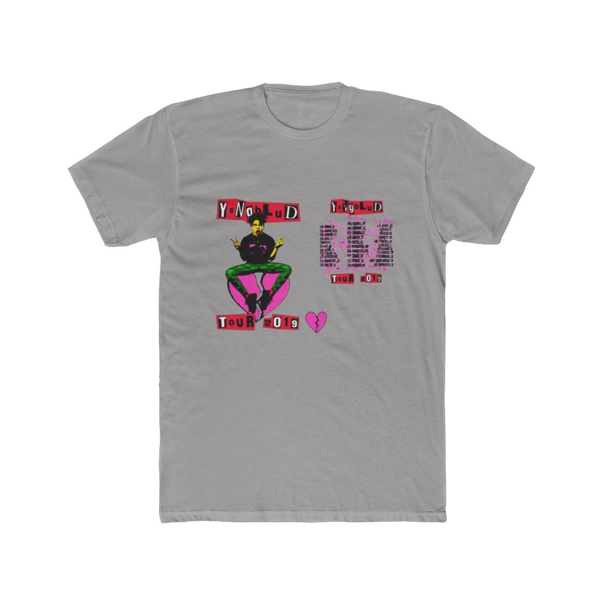 Yungblud: Tour (Back Print, Sleeve Print) - White T Shirt - Merchoid