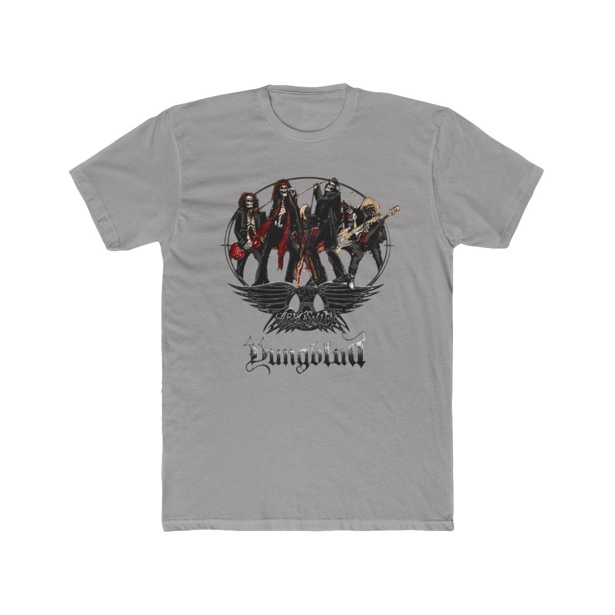Aerosmith & YUNGBLUD - One More Time Illustrated Skeleton T Shirt