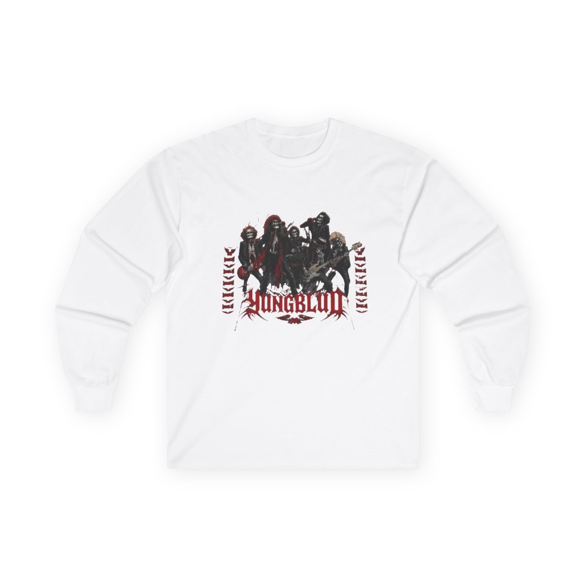 Aerosmith & YUNGBLUD - One More Time Illustrated Skeleton LONG SLEEVE